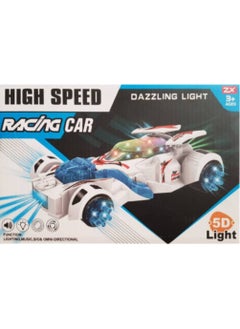HIGH SPEED High Speed Racing Toy Car with Dazzling 5D Light and Music  - Image 2
