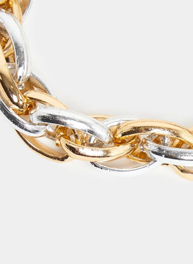 Styli Two-Tone Chain Link Bracelet