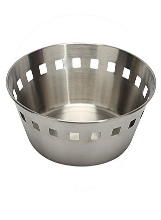 FINALITY Stainless Steel Round Shaped Bread Basket Roti Chapati Naan Tokri, Pack of 4 Pieces - Image 2