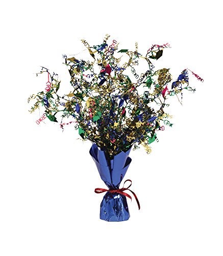 Creative Converting Multicolor Foil Spray Graduation Centerpiece, 15"-1 Pc, One Size - Image 4