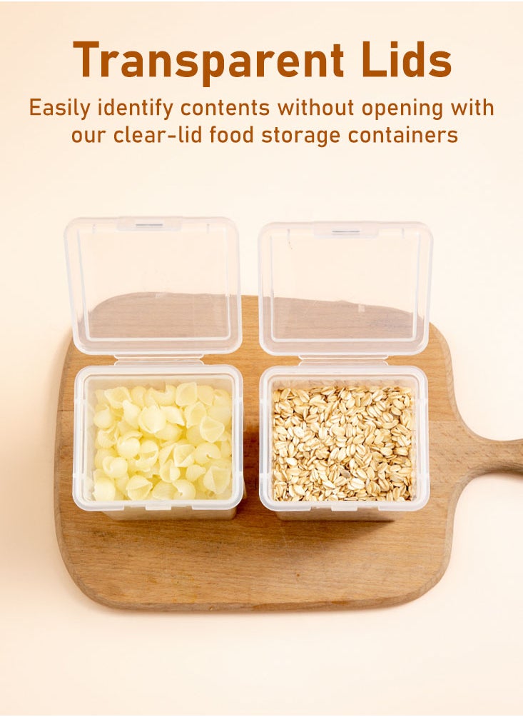 Optimal Storage Solution and Stay Organized with Stackable, Durable, BPA-Free and Leak-Proof Technology, Perfect for Home, Food and Kitchen Use