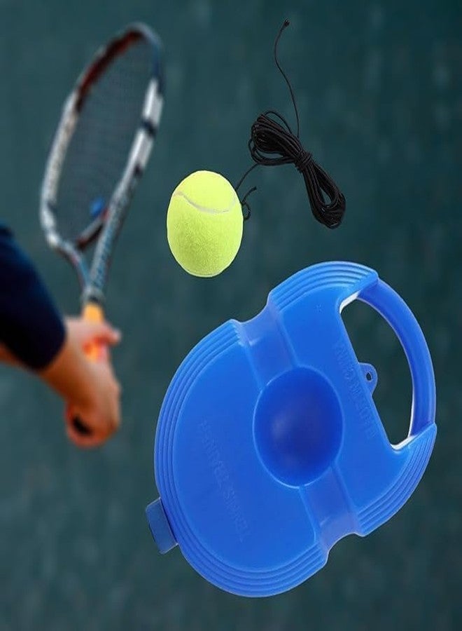 EXOMOON Tennis Trainer Rebound Ball with String Solo Tennis Training Kit Portable Tennis Practice Rebounder Equipment Training Tools with Long Elastic Rope for Adults, Kids, Beginners - Image 1