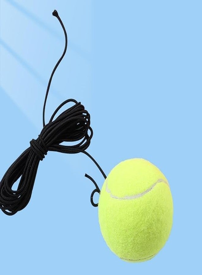 EXOMOON Tennis Trainer Rebound Ball with String Solo Tennis Training Kit Portable Tennis Practice Rebounder Equipment Training Tools with Long Elastic Rope for Adults, Kids, Beginners - Image 4