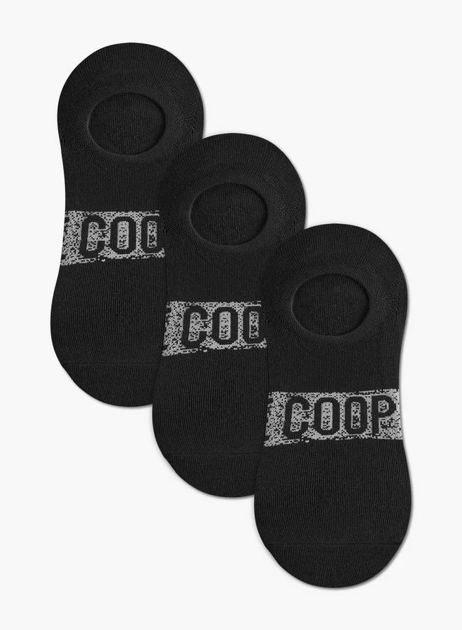 Lee Cooper Men Printed No Show Sneaker Socks - Set Of 3