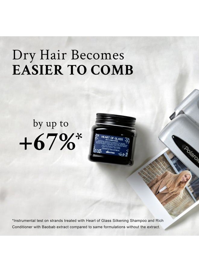 Davines Heart of Glass Rich Conditioner for Blonde Care, 3.15 oz. - Image 5