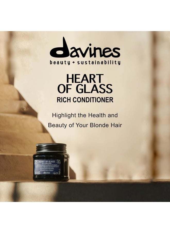 Davines Heart of Glass Rich Conditioner for Blonde Care, 3.15 oz. - Image 3