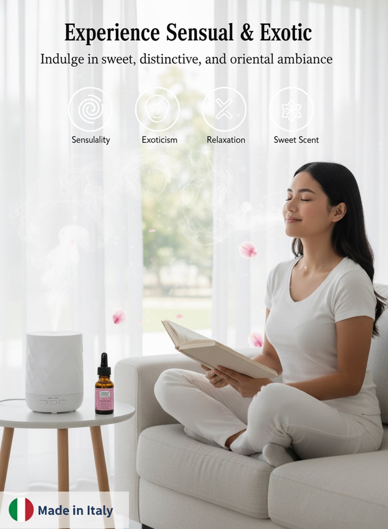 سويت هوم إسنسز - زيت عطري برائحة الفانيليا والأوركيد، ١٥ مل | رائحة فاخرة تدوم طويلًا للمنزل والمكتب | فانيليا دافئة وحلوة مع رائحة أوركيد أنيقة، مناسب للفواحات والشموع والاسترخاء - Image 4