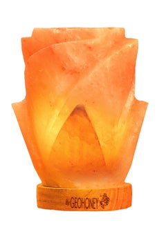 GEOHONEY Geohoney - Himalayan Salt Lamp Rose  - Image 1