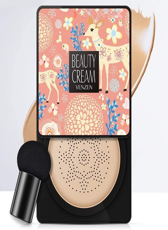 VENZEN Beauty Cream Clear Cover Natural Make Up Nourish Moisturizes Protection Professional Skin Care 2 Colors 20g (#02 Ivory) - Image 1