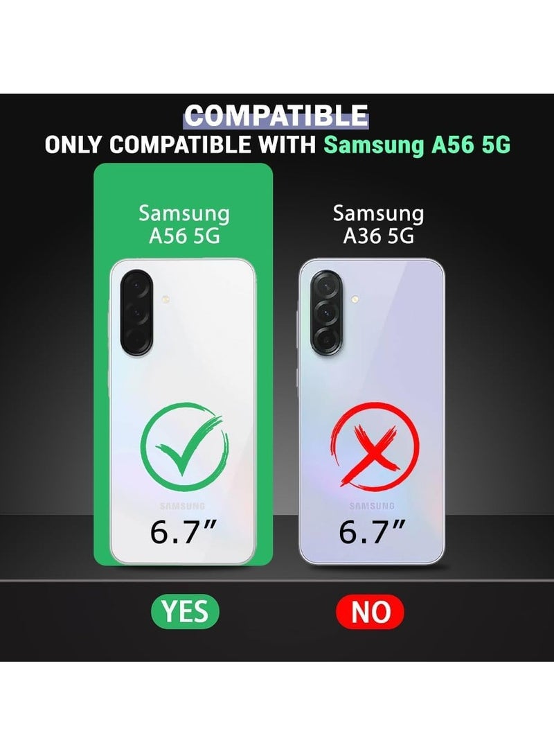 INEIX Samsung Galaxy A56 Clear Case Soft Flexible Silicone TPU Shockproof Transparent Rubber Back Cover Compatible for Samsung Galaxy A56 Clear - Image 2