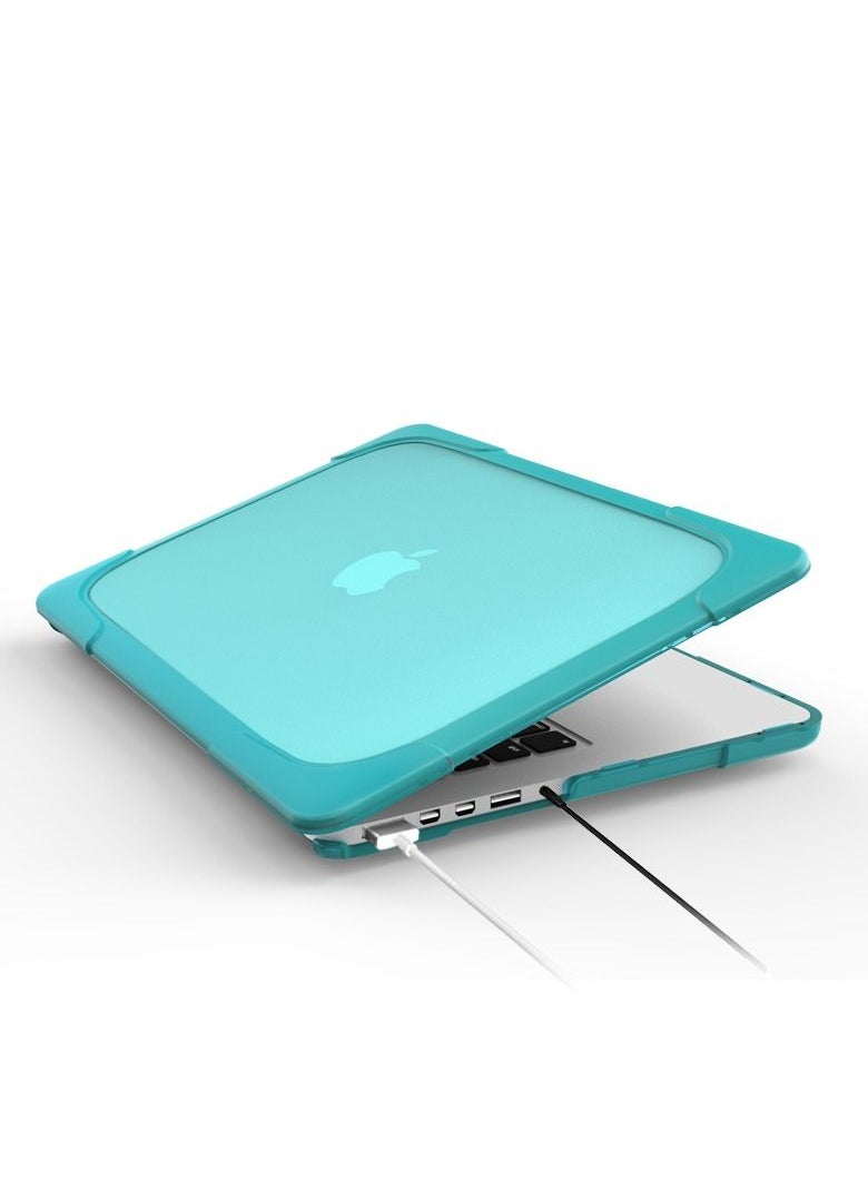 Hard Shell Case Cover with Kickstand Shockproof Function for MacBook Pro Retina (A1502/A1425) 13 inch