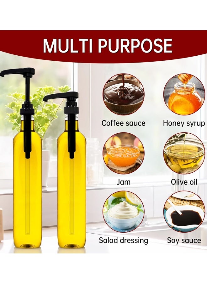3PCS Coffee Syrup Pump Dispenser for 350ml Bottle - Image 5