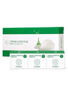 [Acropass] Trouble Cure Plus (9 acne patches, 9 cleansing pads and 15 daycare patches) Instant Acne Pimple Patch with Dissolving Hyaluronic Acid Micro Structure