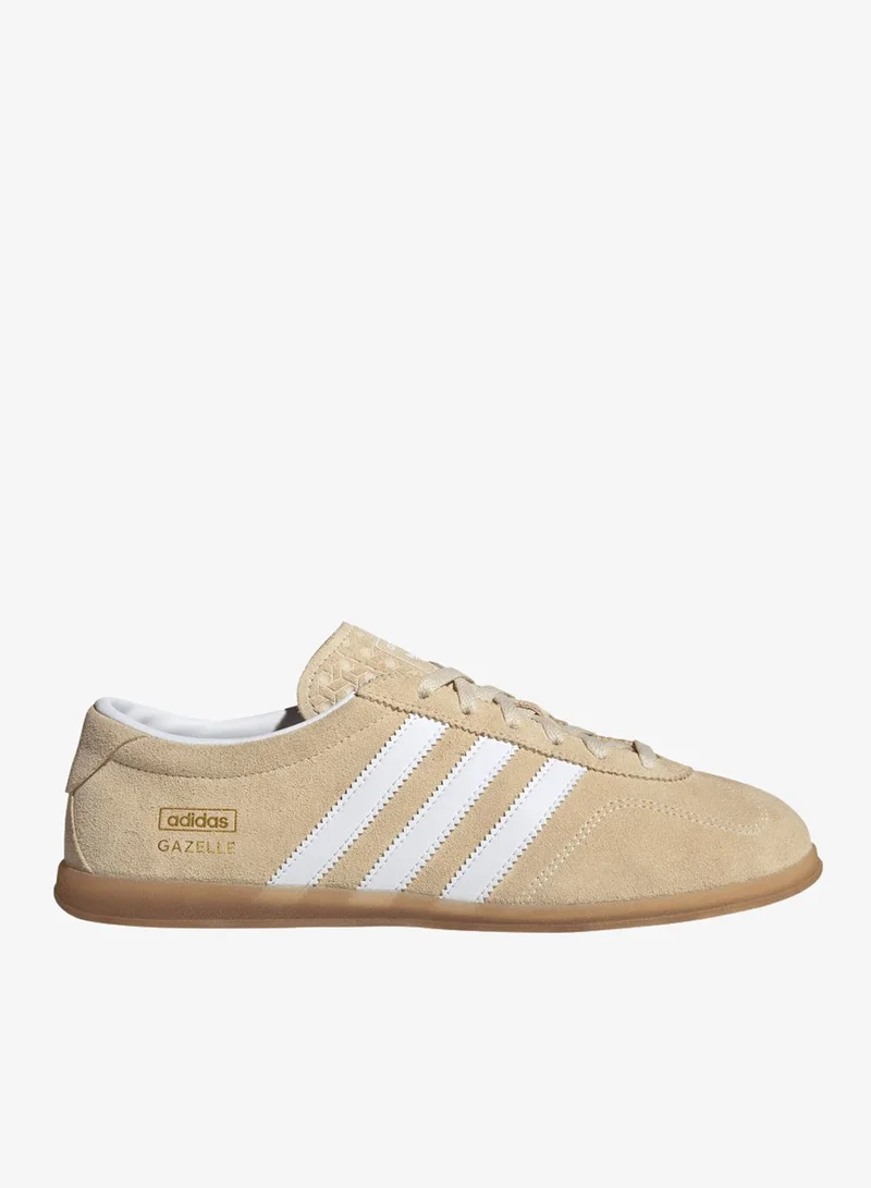 Adidas Originals Sand Strata / Cloud White / Gum Gazelle Lo Pro Shoes for Women | Best Price UAE