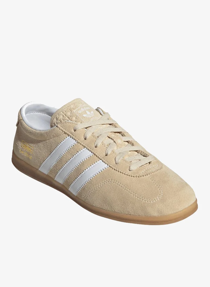 Adidas Originals Sand Strata / Cloud White / Gum Gazelle Lo Pro Shoes for Women | Best Price UAE