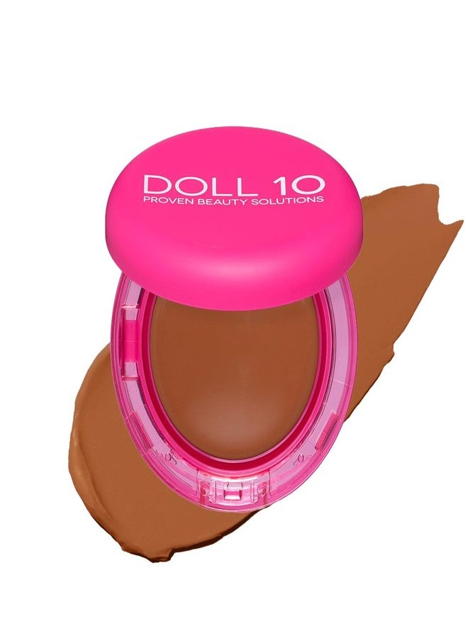 DOLL 10 NO. أساس بالمر بونس 10 ببتيد™ - أساس مرطب ومقاوم للشيخوخة للنساء الأكبر سناً، لجميع أنواع البشرة - نباتي، نظيف، طبيعي، تغطية متوسطة قابلة للبناء، تخفي الخطوط الدقيقة - [عميق] - Image 1
