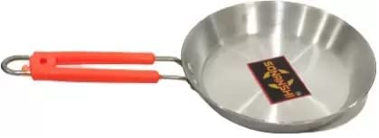 Sonanshi Sonanshi Aluminium Fry Pan Dal/Tadka with Stainless Steel Unbreakable Handle (9.5 Inch Dia)  - Image 2