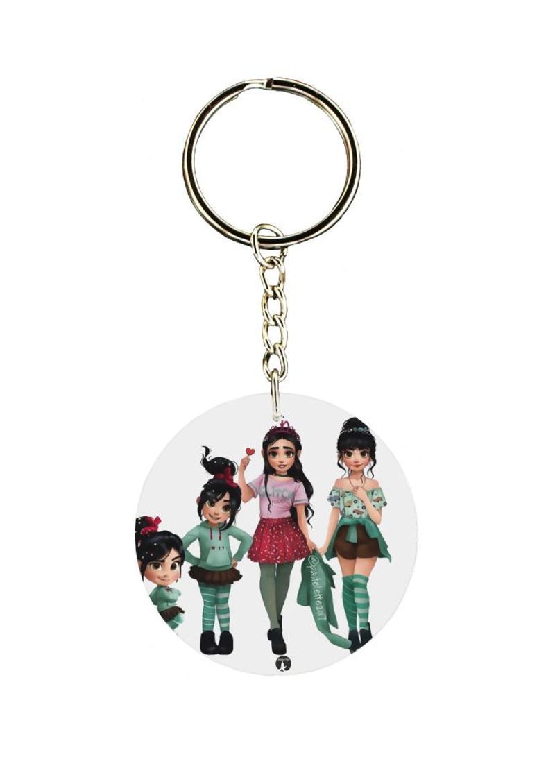 RKN Girl Printed Keychain