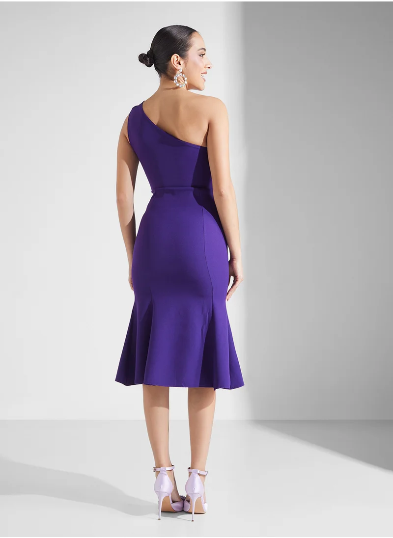 Ella Limited Edition One Shoulder Dress In Mermaid Cut