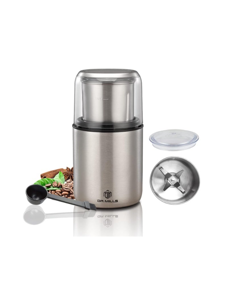 DR MILLS DM-7452 Electric Dried Spice and Coffee Grinder, Grinder and chopper,detachable cup, Dishwasher safe, Blade & cup made with SUS304 stainless steel - Image 1