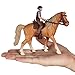 RCOMG Horse Toys Playset with Cowboy Western Rodeo Toys for Girls and Boys Farm World Horse Club Rider with Horse Figurines - Image 4