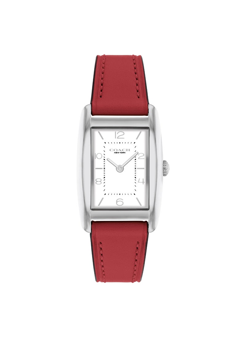 COACH Rectangle Analog Women's White Case Watch - 14504310  - Image 1