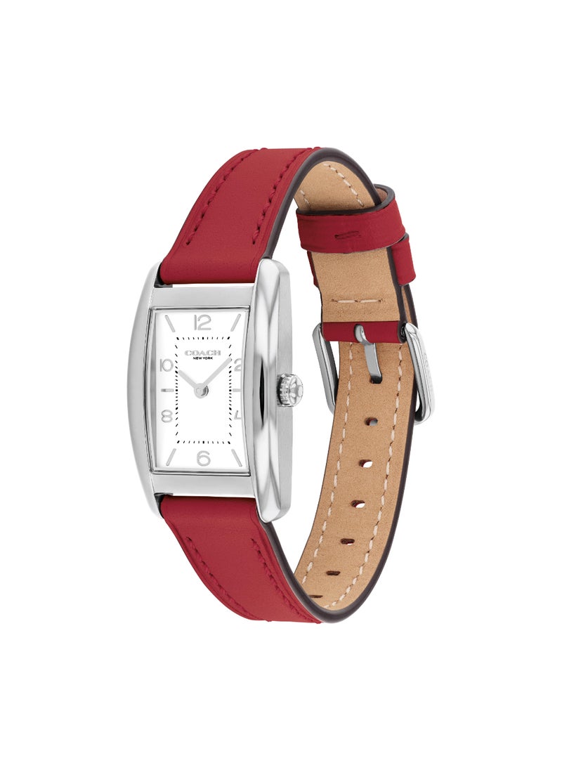 COACH Rectangle Analog Women's White Case Watch - 14504310  - Image 2