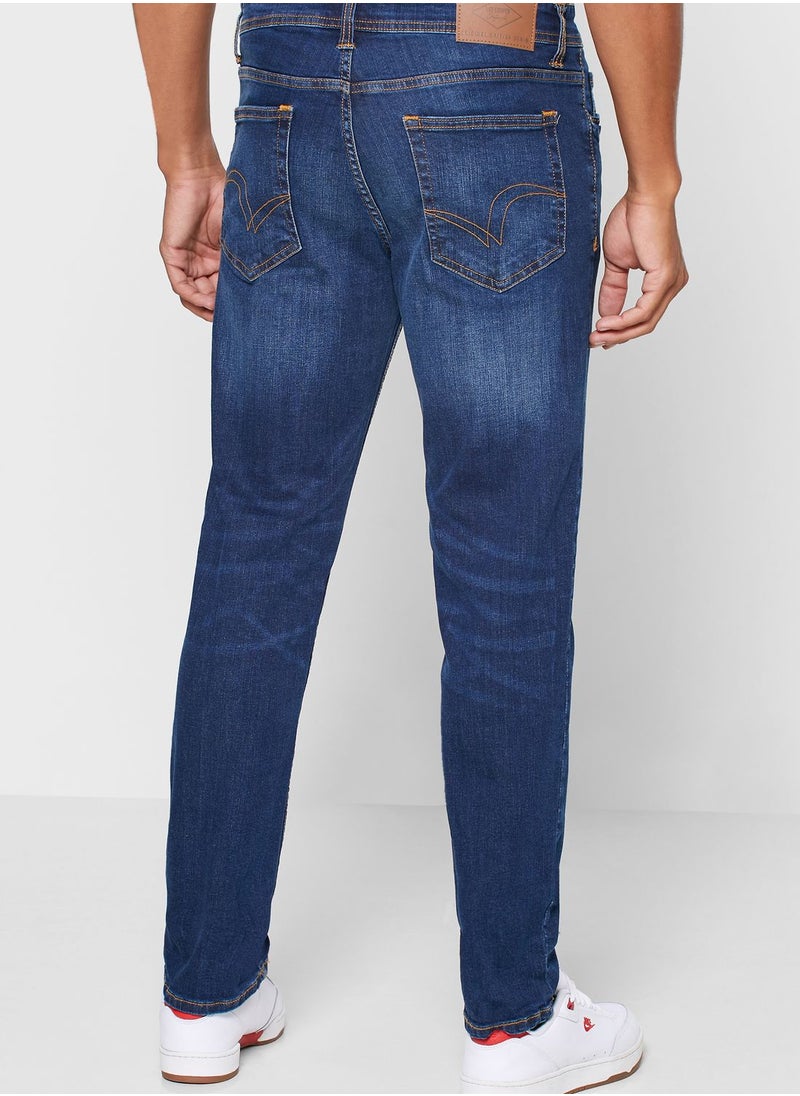 Lee Cooper - Rinse Slim Fit Jeans - Image 1