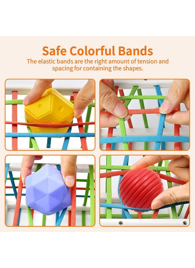 AiTuiTui - Montessori Baby Toys For 1 Year Old Boy Girl Gifts, Shape Sorter Baby Toys 6 12 18 Months Early Learning Sensory Bin With 3 Soft Textured Balls, Toddlers Toy For Age 1 2 3 Autistic Children - Image 1