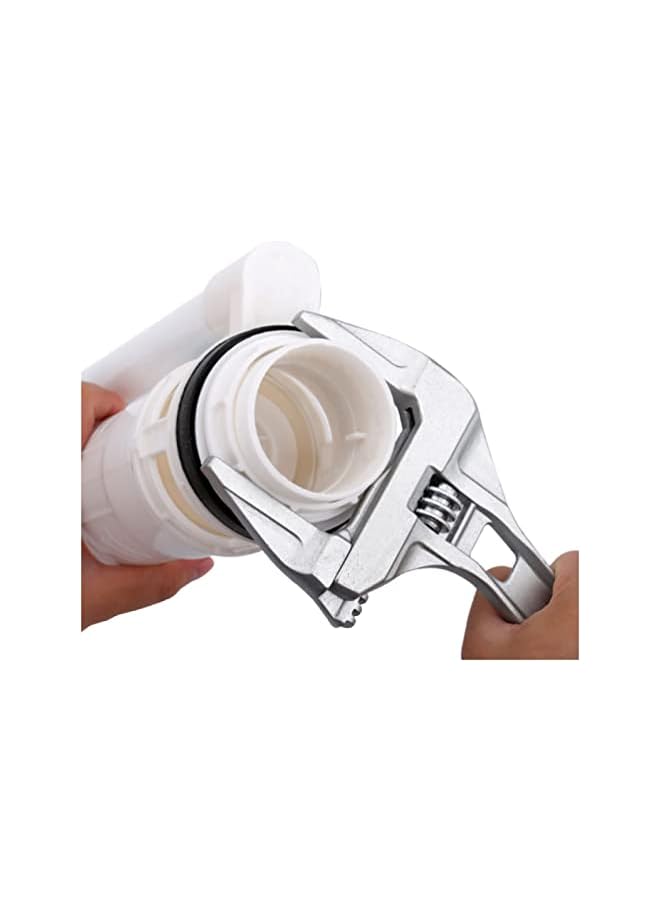 promass Adjustable Wrench – 6 to 68mm Wide Opening Jaws Adjustable Spanner with Short Handle – Aluminum Alloy Light Weight Plumbers Spanner Nut Key Hand Tool for Bathroom, Washbasin etc - Image 5