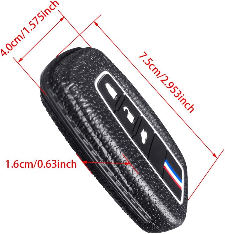 7Cylinder Silicone Key Fob Cover Compatible with Toyota - 2 Pcs for Various Models (4 Buttons - Old) - Image 3