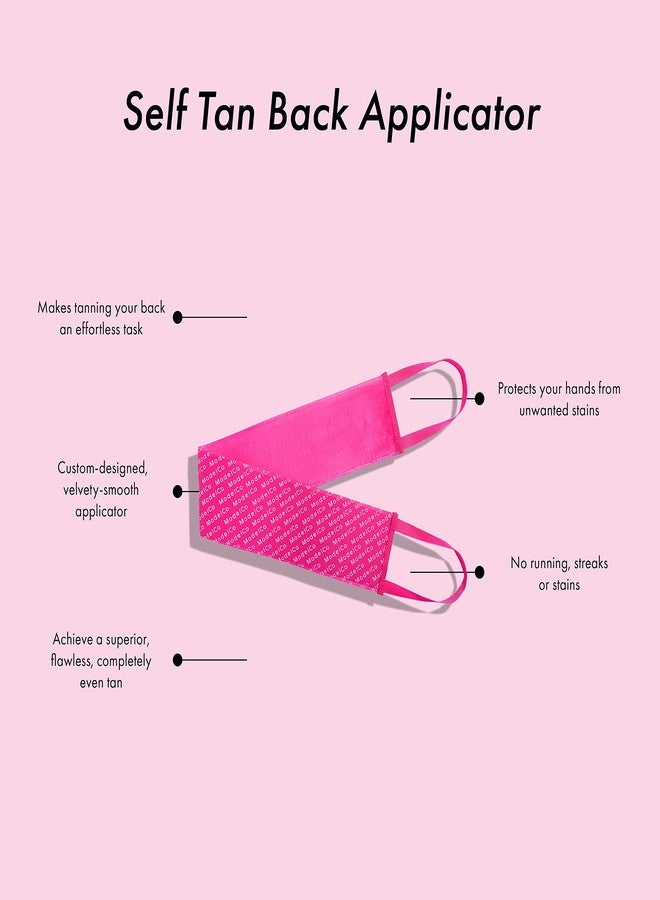 ModelCo Self-Tan Back Applicator - Makes Tanning Your Back Effortless - Great For Hard-To-Reach Tan Areas - Comfortable And Easy To Use - Reusable And Washable - One-Size-Fits-All - 1 Pc - Image 2