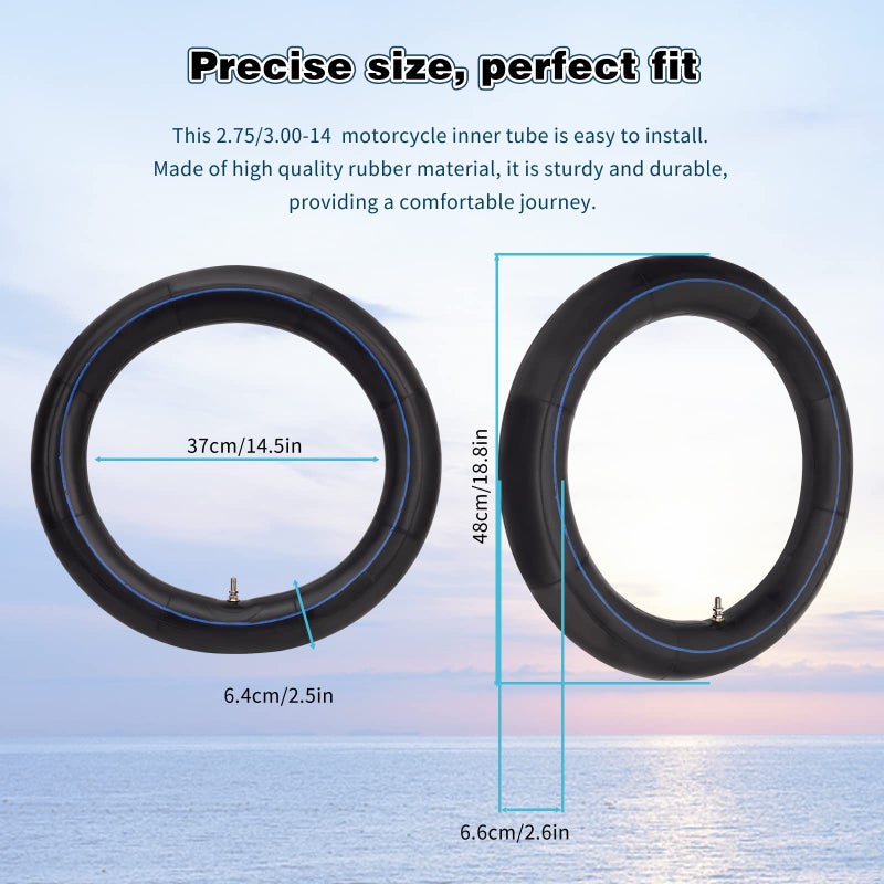 AWSZH 27530014 Inner Tube Motorcycle Tube with Valve Stem Compatible with 125cc 140cc Pit Pro Trail Foot Dirt Bike 1 PC - Image 4