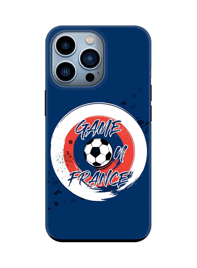 Stylizedd Tough Pro Case for iPhone 15 Pro Dual Layer Hybrid PC TPU Customized Mobile Cover Matte Finish Phone Case - Game on France - Image 1