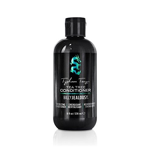 Billy Jealousy Typhoon Tango Tea Tree Conditioner for Men with Peppermint Rosemary Helps Prevents Flakes Breakage Split Ends and Soothes Scalp Itch Irritation 8 Fl Oz - Image 1