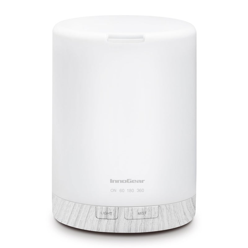 InnoGear 300ML Essential Oil Diffuser Premium 5in1 Ultrasonic Aromatherapy Diffusers Scent Humidifier Aroma Diffuser Vaporizer AutoOff Timer for Room Office Home White Medium - Image 2