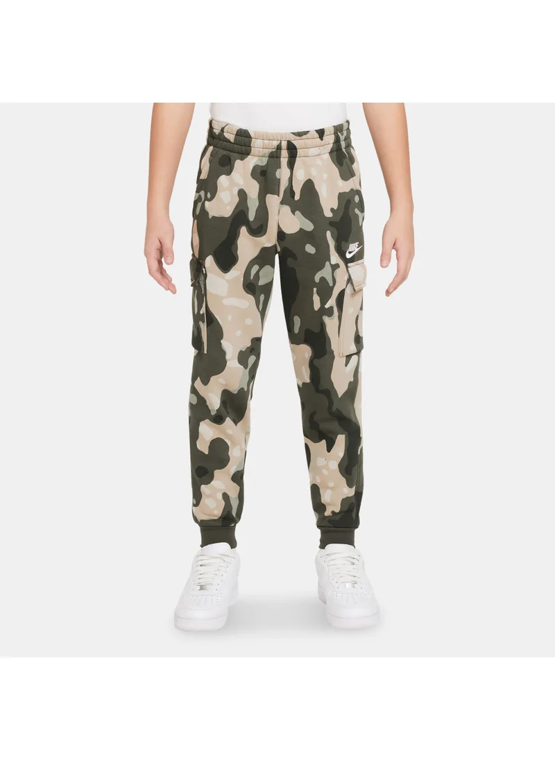 Nike Kids' Sportswear Club Camo Cargo Pants