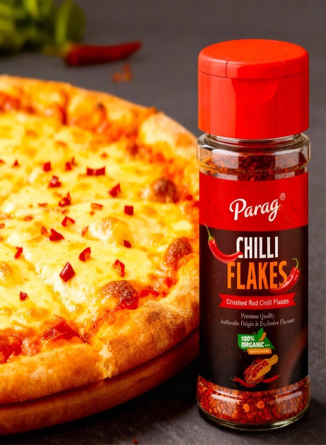 PARAG Red Chilli Flakes 60g | Pizza Chilli Flakes Seasoning | Crushed Red Pepper Flakes for Pizza Pasta Noodles | Pure Natural Spicy Seasoning | No Added Colours or Preservatives - Image 3