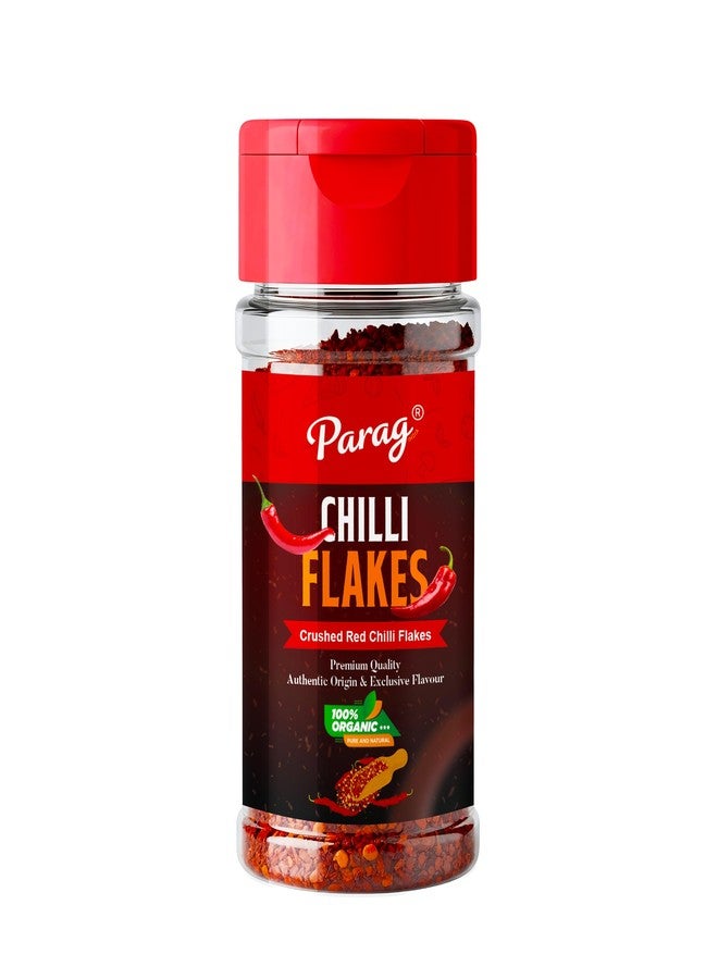 PARAG Red Chilli Flakes 60g | Pizza Chilli Flakes Seasoning | Crushed Red Pepper Flakes for Pizza Pasta Noodles | Pure Natural Spicy Seasoning | No Added Colours or Preservatives - Image 1