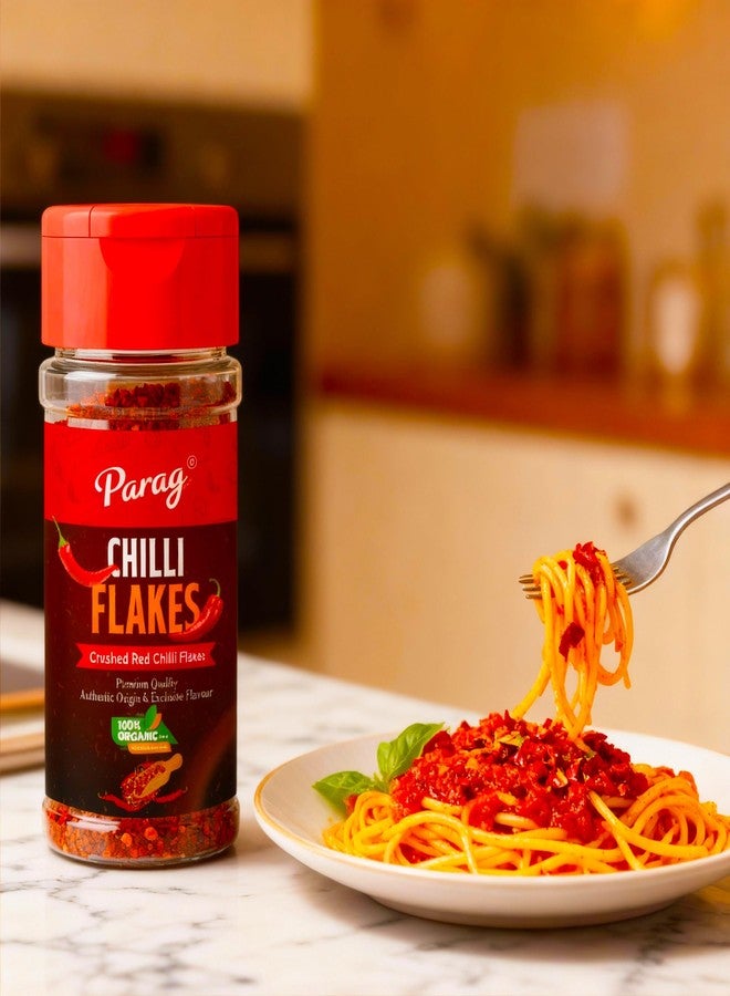 PARAG Red Chilli Flakes 60g | Pizza Chilli Flakes Seasoning | Crushed Red Pepper Flakes for Pizza Pasta Noodles | Pure Natural Spicy Seasoning | No Added Colours or Preservatives - Image 2
