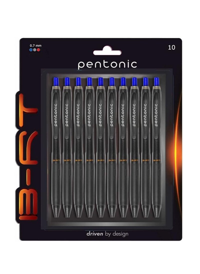 Pentonic - Ball Point Pen (0.7mm, Blue Ink), Pack of 10 - Image 1