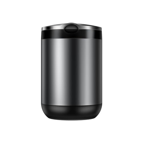 Baseus Ash Tray Luxurious and Chic Premium Mini Car Ashtray with LED Backlight That make It Easy to Use at Night Waterproof Detached Bottle Body Easy to Clean (Dark Gray) - Image 1