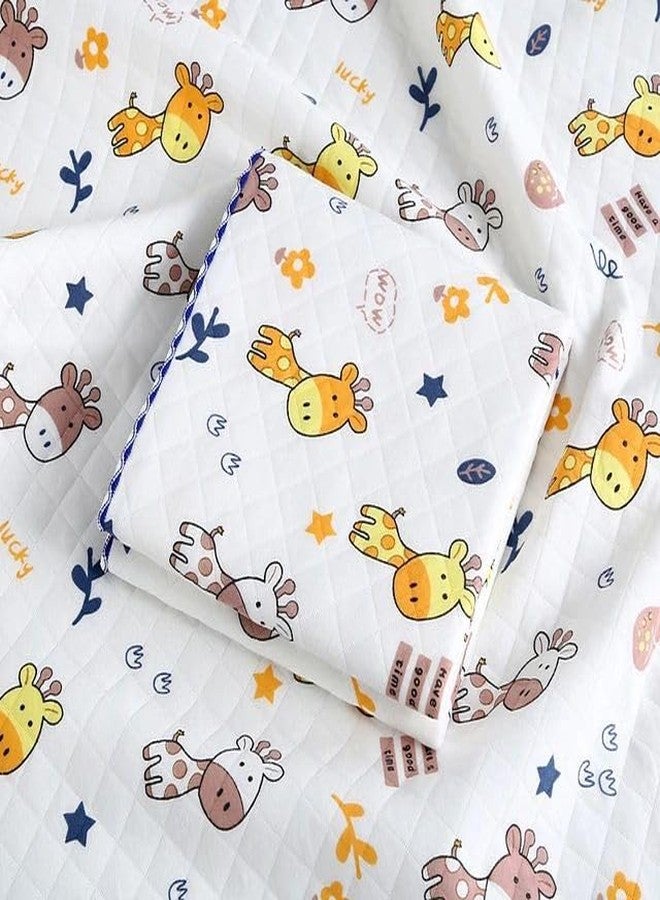 Reexplore Ultra Super Soft 100% Knitted Cotton Baby Swaddle Cloth | Soft Cotton Sheets Baby Wrap Fluffy 3 Layered AC Wrapping Receiving Blanket for New Born Babies (85x85 Cm,)-Pack of 1 (White 3) - Image 1