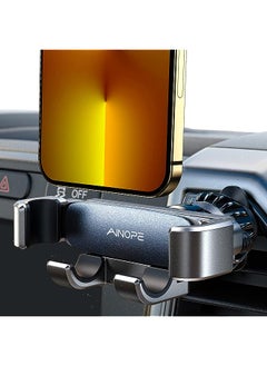 Upgrade】AINOPE Gravity Magnetic Car Phone Holder, Mobile Holder for Car Mount Air Vent with Newest Air Vent Clip Auto Lock Hands Free Car Phone Holder Magnetic fits for iPhone 14& All Phones