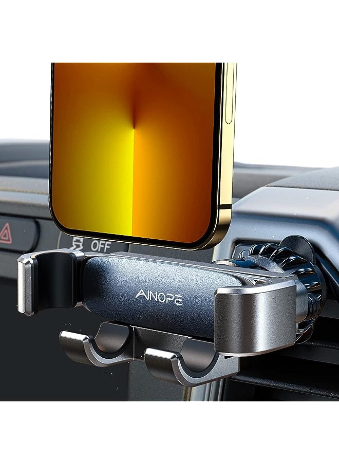Ainope - Upgrade】AINOPE Gravity Magnetic Car Phone Holder, Mobile Holder for Car Mount Air Vent with Newest Air Vent Clip Auto Lock Hands Free Car Phone Holder Magnetic fits for iPhone 14& All Phones - Image 1