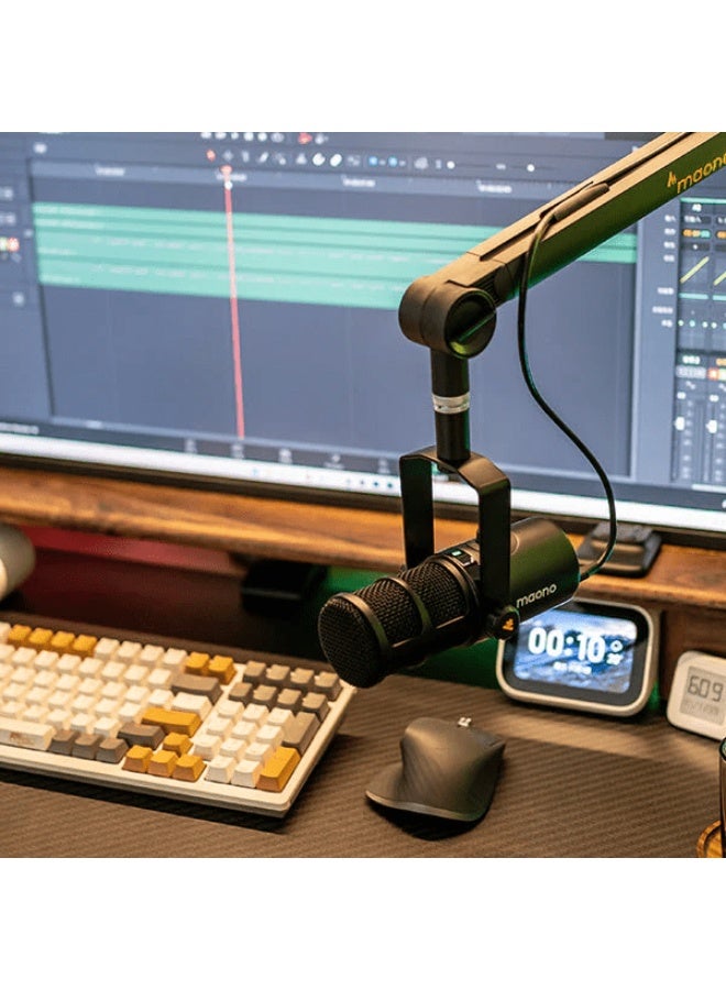 MAONO PD400X USB/XLR Podcast Dynamic Microphone with Desktop Stand - Image 3