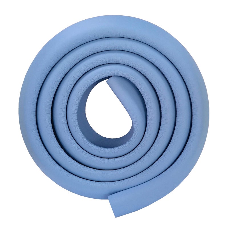M2cbridge L Shape Extra Thick Furniture Table Edge Protectors Foam Baby Safety Bumper Guard 65 Ft Blue