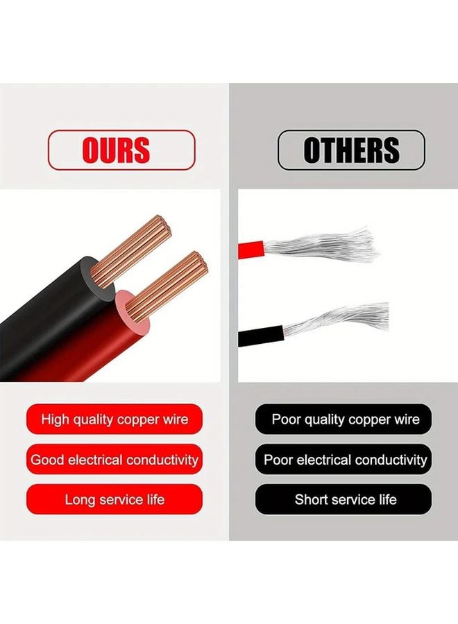 سلك تمديد ولاعة سجائر ثقيل 16AWG 15A 13 قدم 12V 24V لمنفخات الإطارات ومضخات الهواء - Image 5