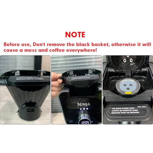 YEOSEN Stainless Steel Reusable K Cups Compatible for Ninja Coffee Maker,Upgrade 3 Pack K Cups Reusable Coffee Pods,Permanent Coffee Filters Fit for Ninja CFP201 CFP300 CFP400 (3Pack) - Image 2
