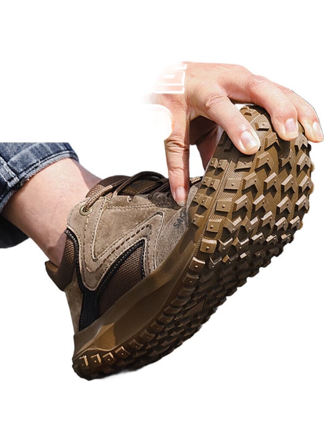 Jingtu Safety Shoes For Men, Breathable, Wear-Resistant, Steel Toe Cap, Puncture-Resistant, Comfortable, Protective Work Boots 3028-J Size 42 - Image 2
